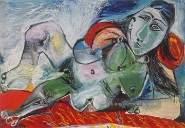  picasso - Nackte Couch au Collier 1968 Kubismus Pablo Picasso